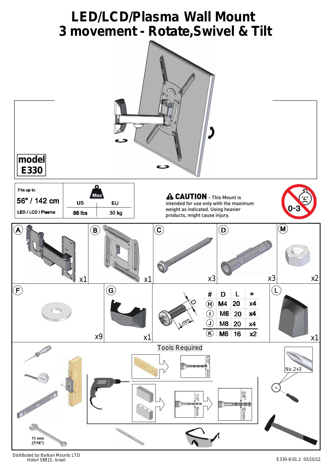 Barkan E330 User Manual