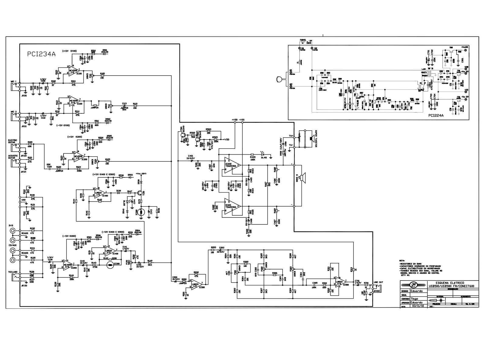 Connect 600 Schematic