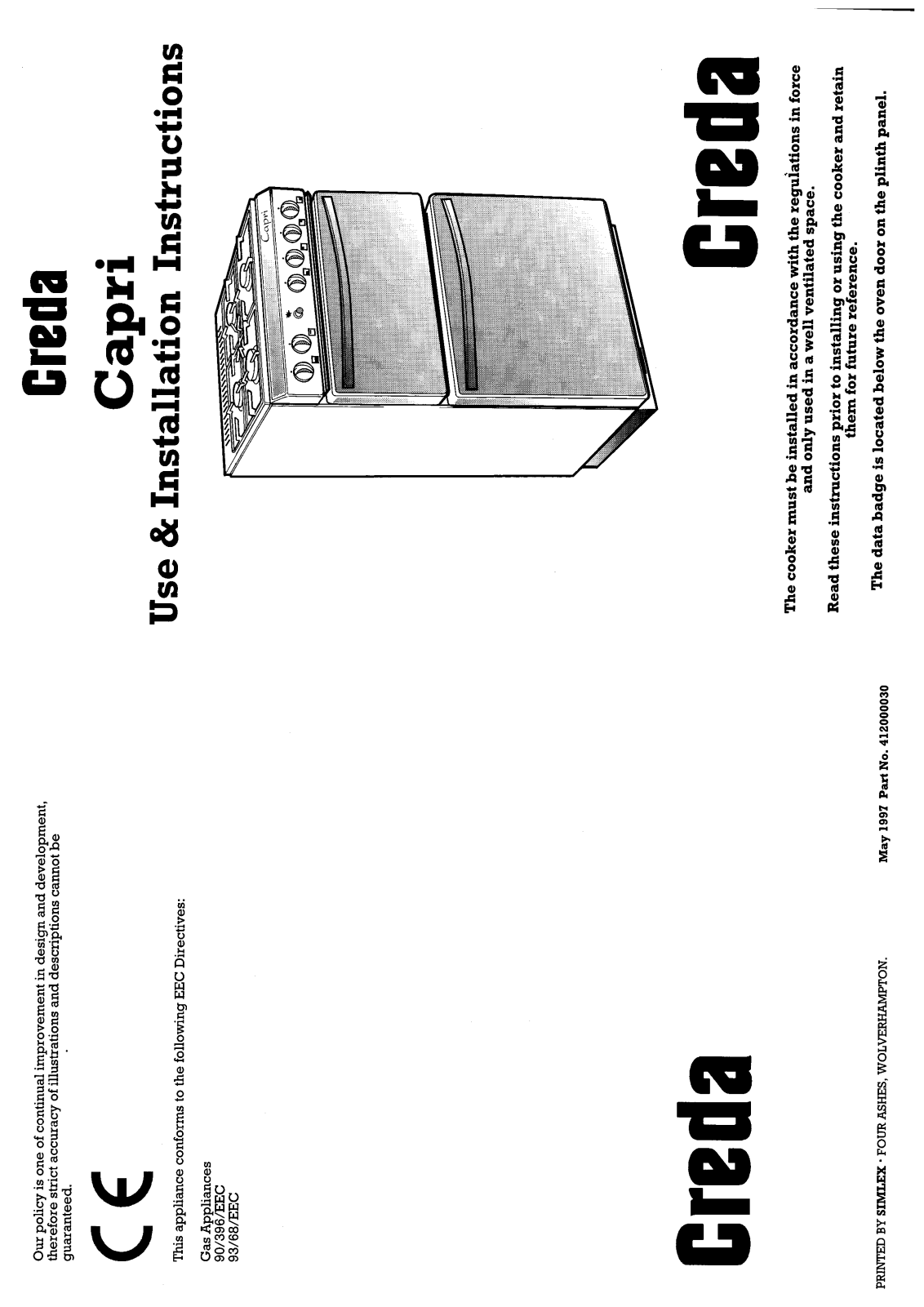 Creda HB41214 User Manual