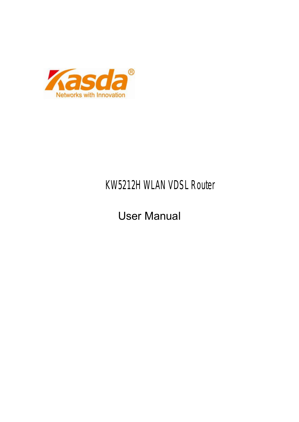 Kasda KW5212H User Manual