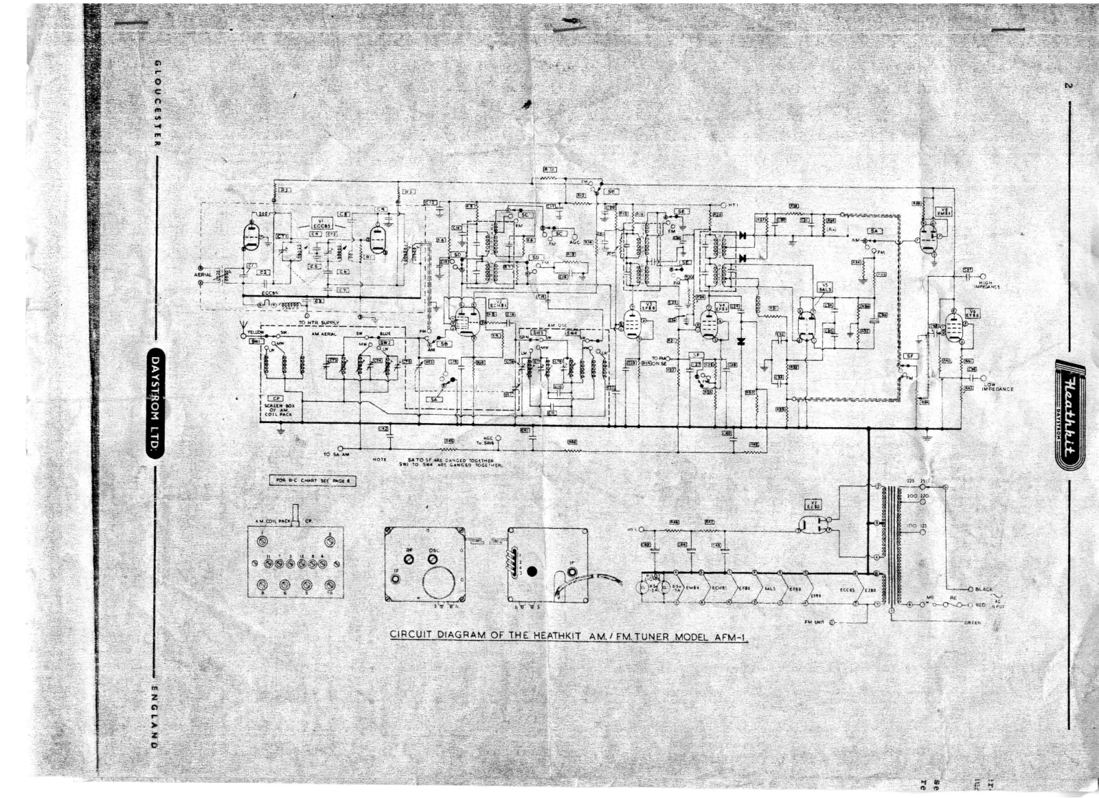 Heathkit AFM-1 Schematic