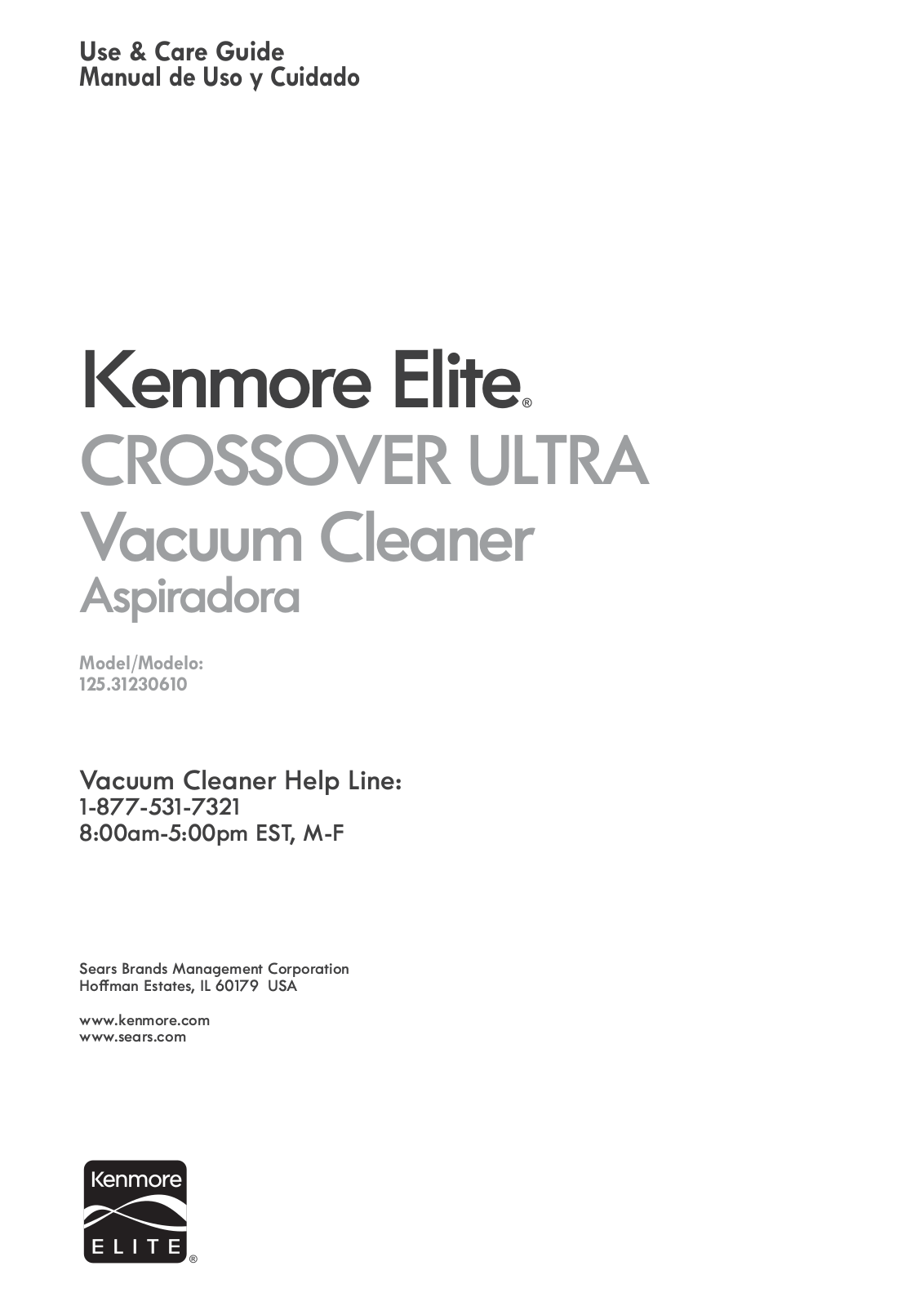 Kenmore 12531230610 Owner’s Manual