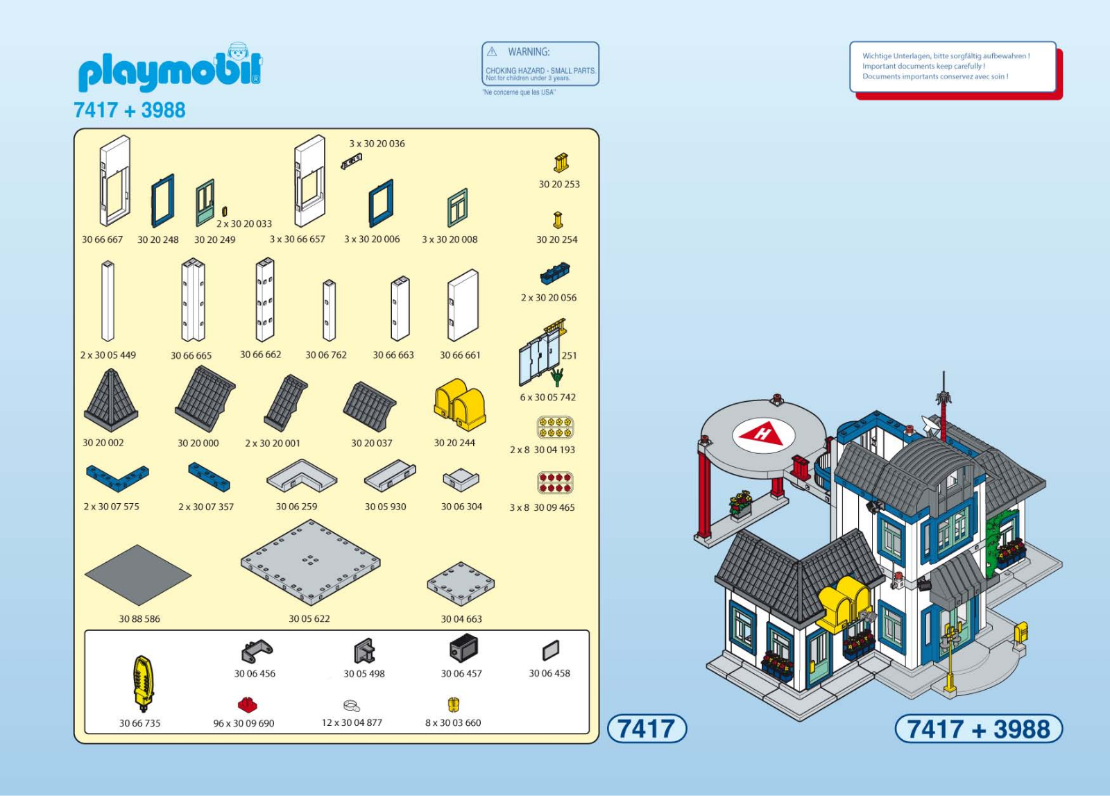 Playmobil 7417 Instructions