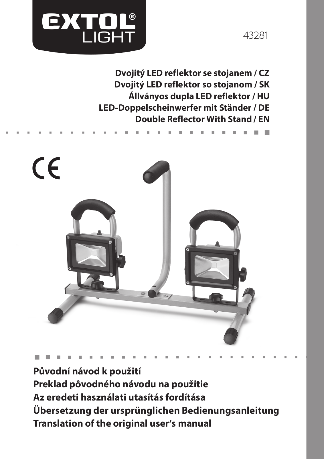 Extol Light 43281 User guide - ManualMachine.com