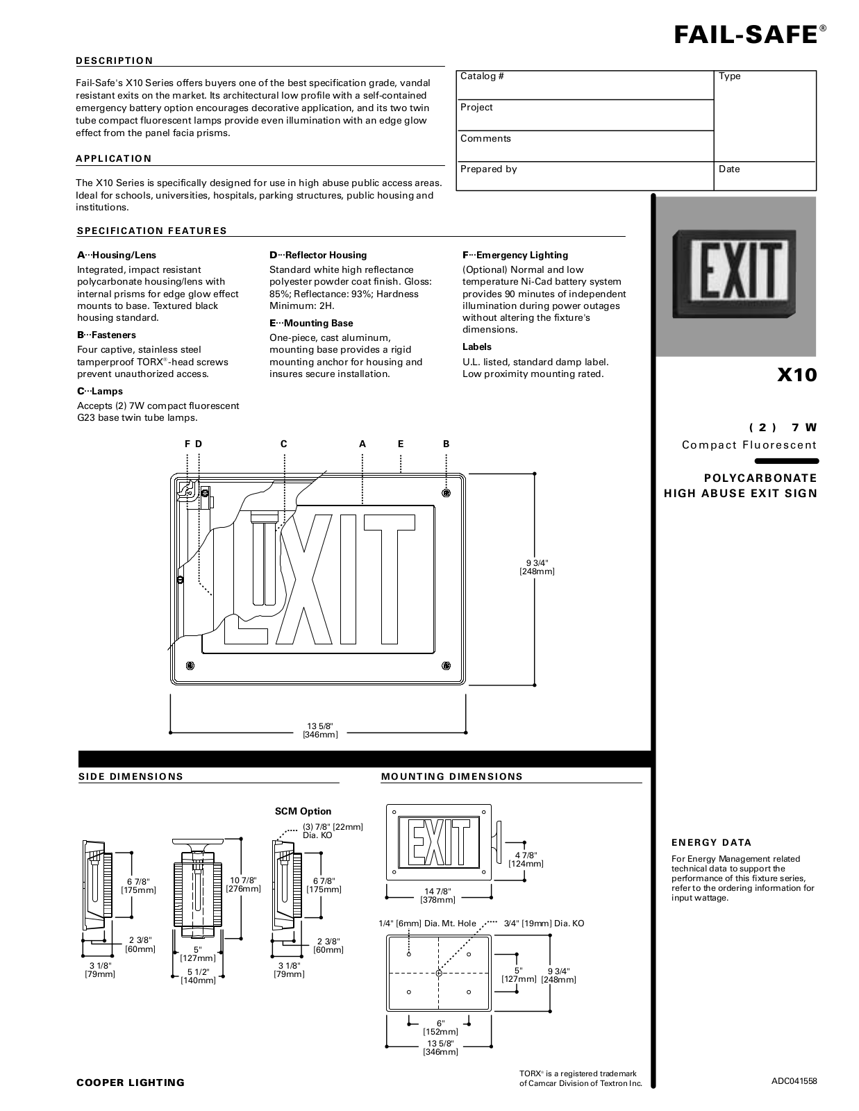 Cooper Lighting X10 User Manual