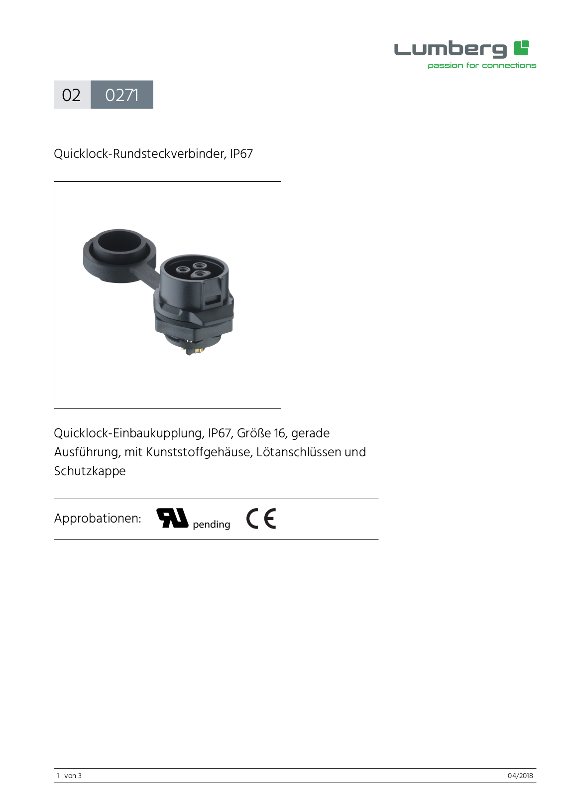 LUTRONIC 0271 02 Datasheet - ManualMachine.com