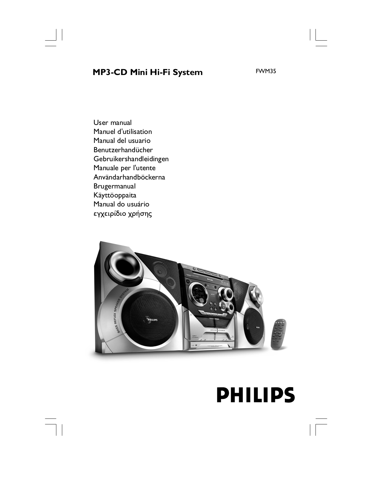 Philips FWM35/22 User Manual