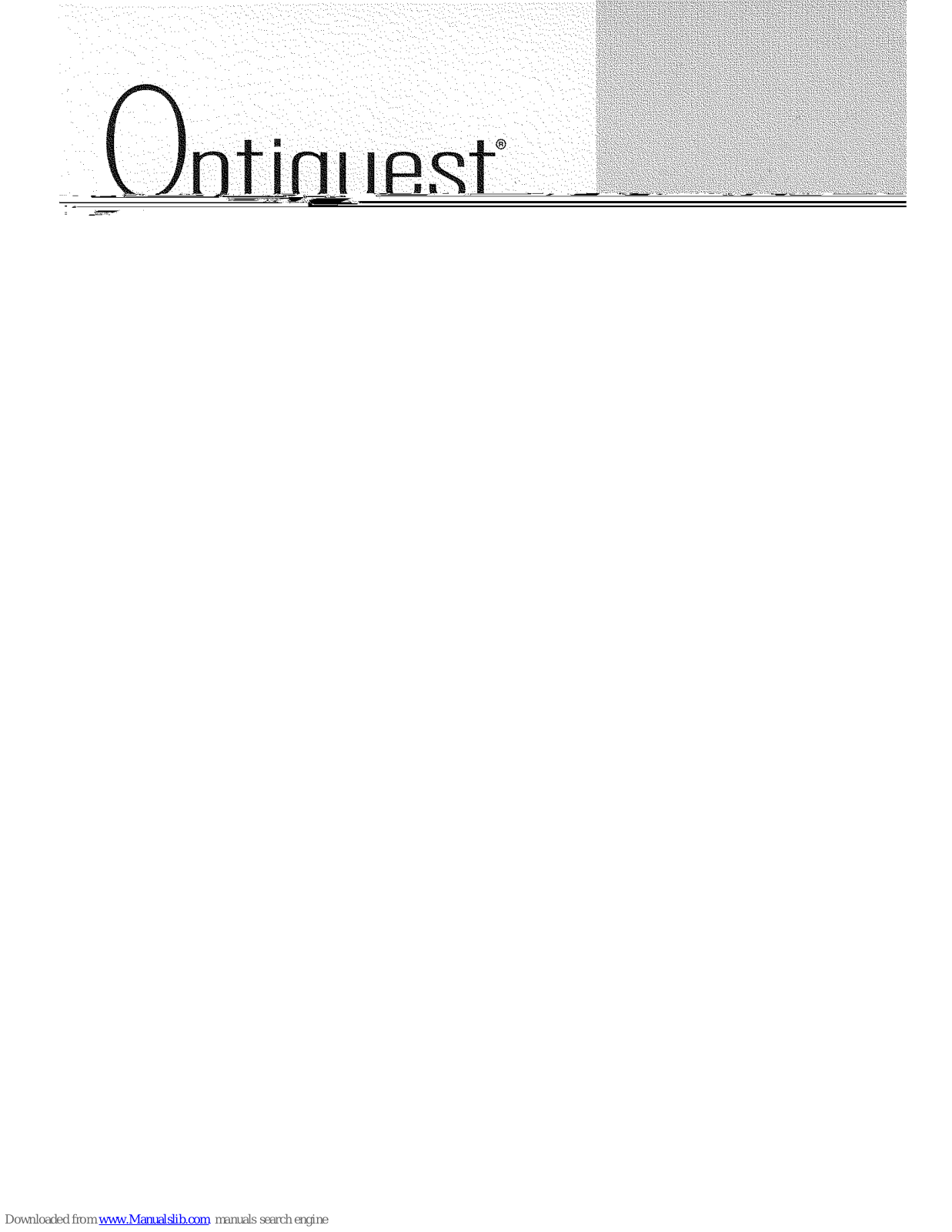 Optiquest V55 User Manual