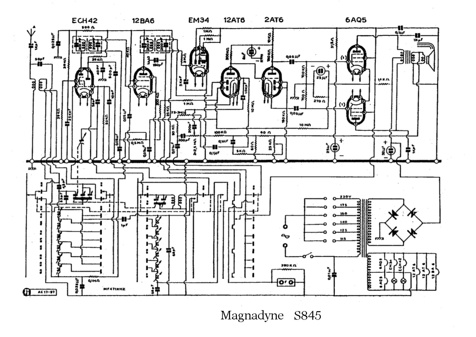 Magnadyne s845 schematic - ManualMachine.com