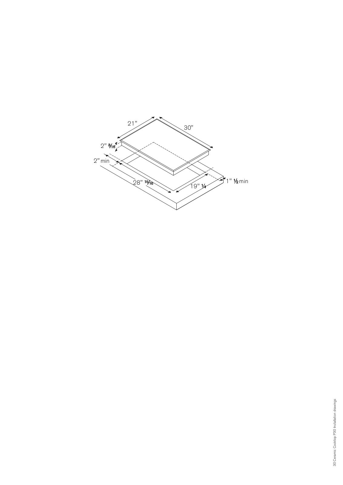 Bertazzoni P304CERNE Installation