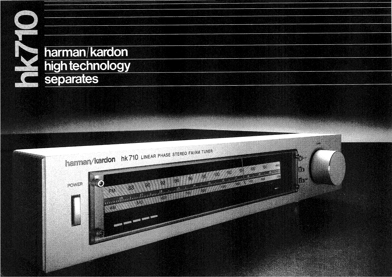 Harman kardon HK710 User Manual