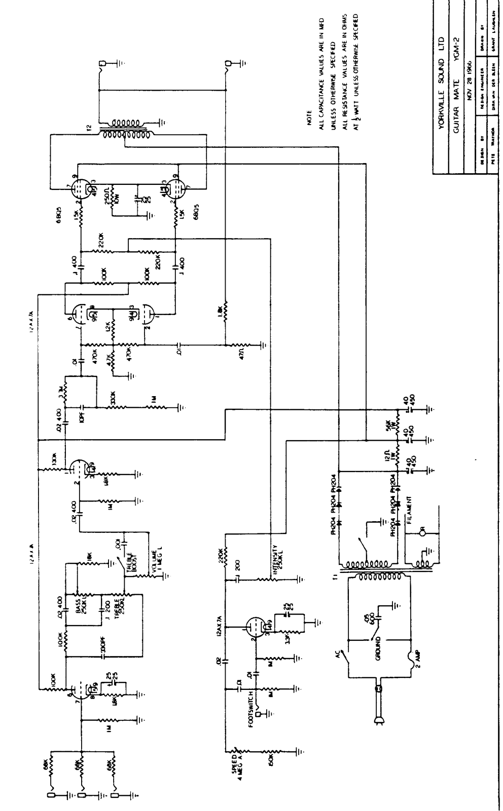 Traynor ygm2 schematic