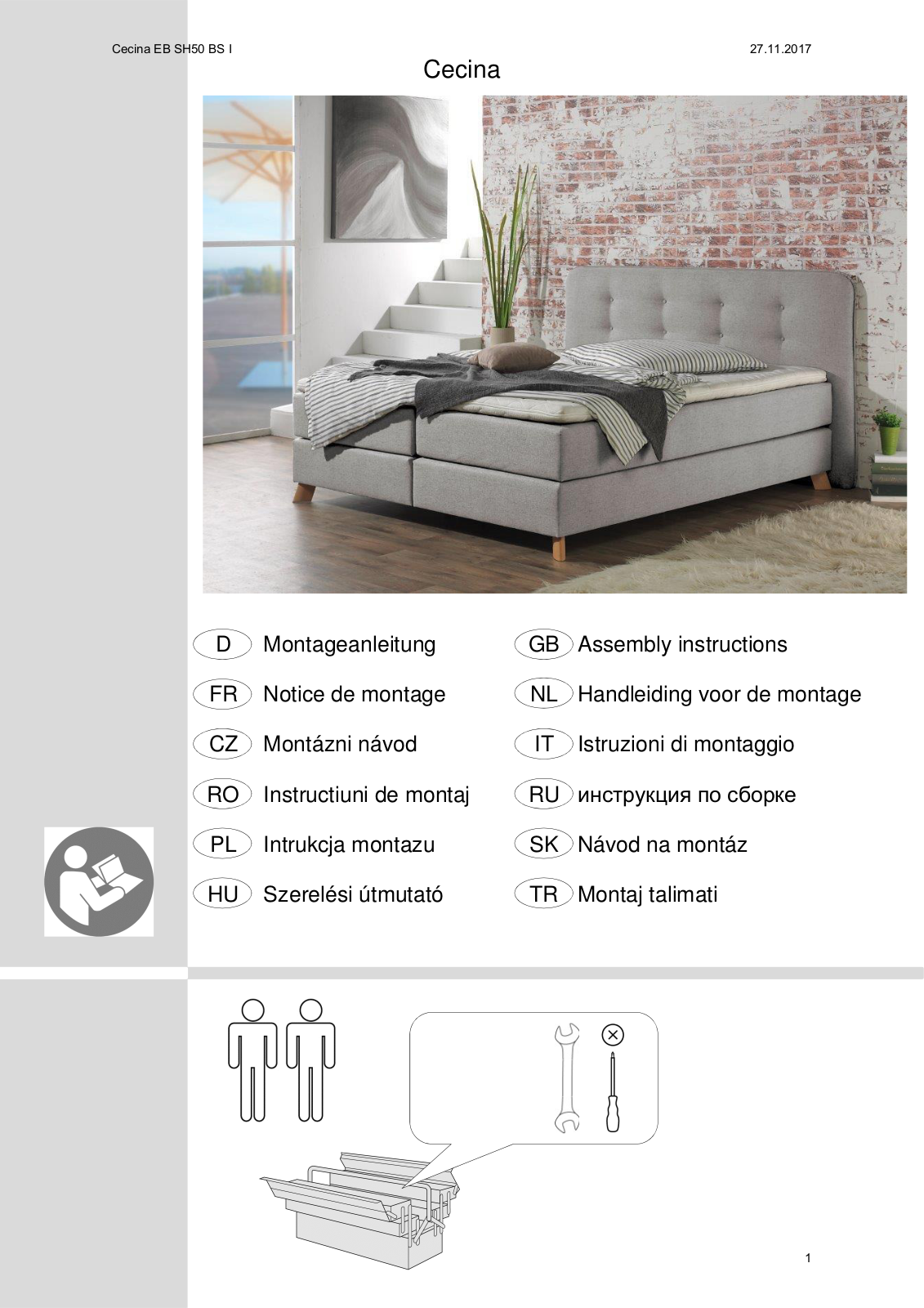 Home affaire Cecina Assembly instructions