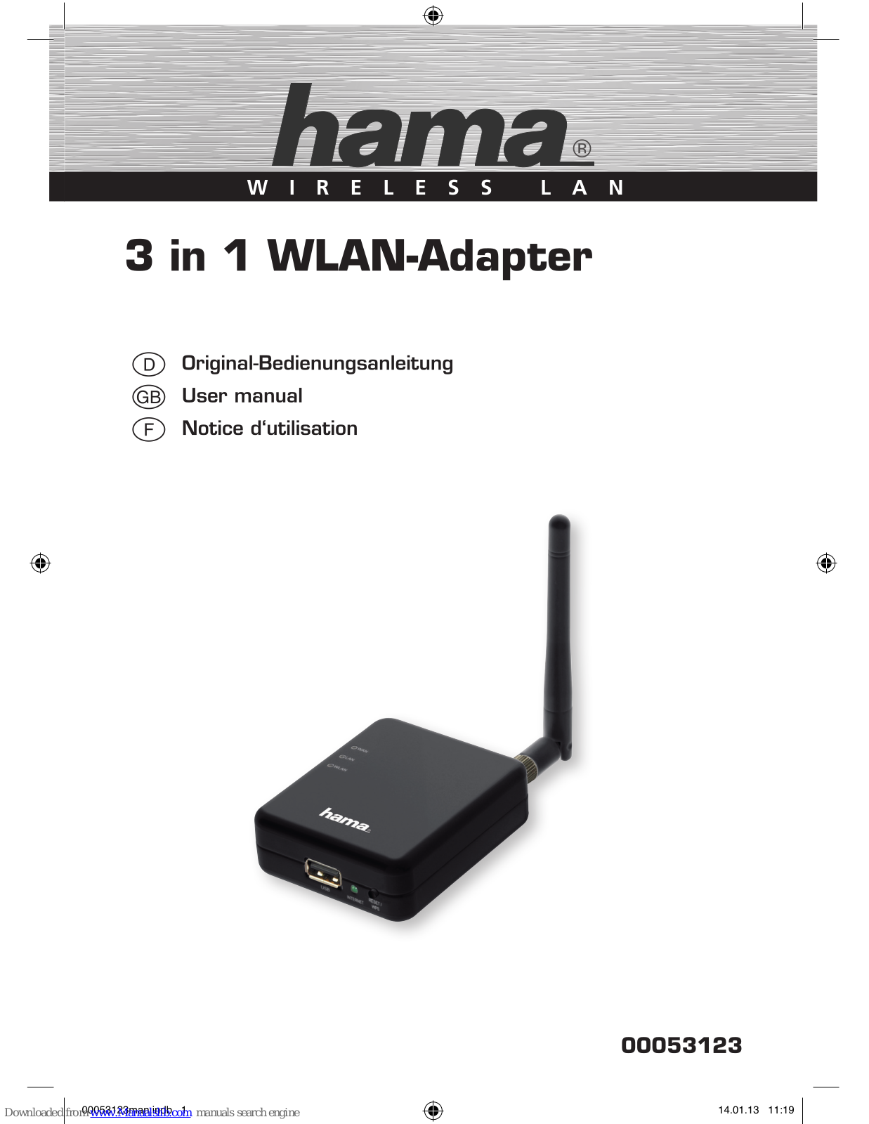 Hama 53123 User Manual - ManualMachine.com