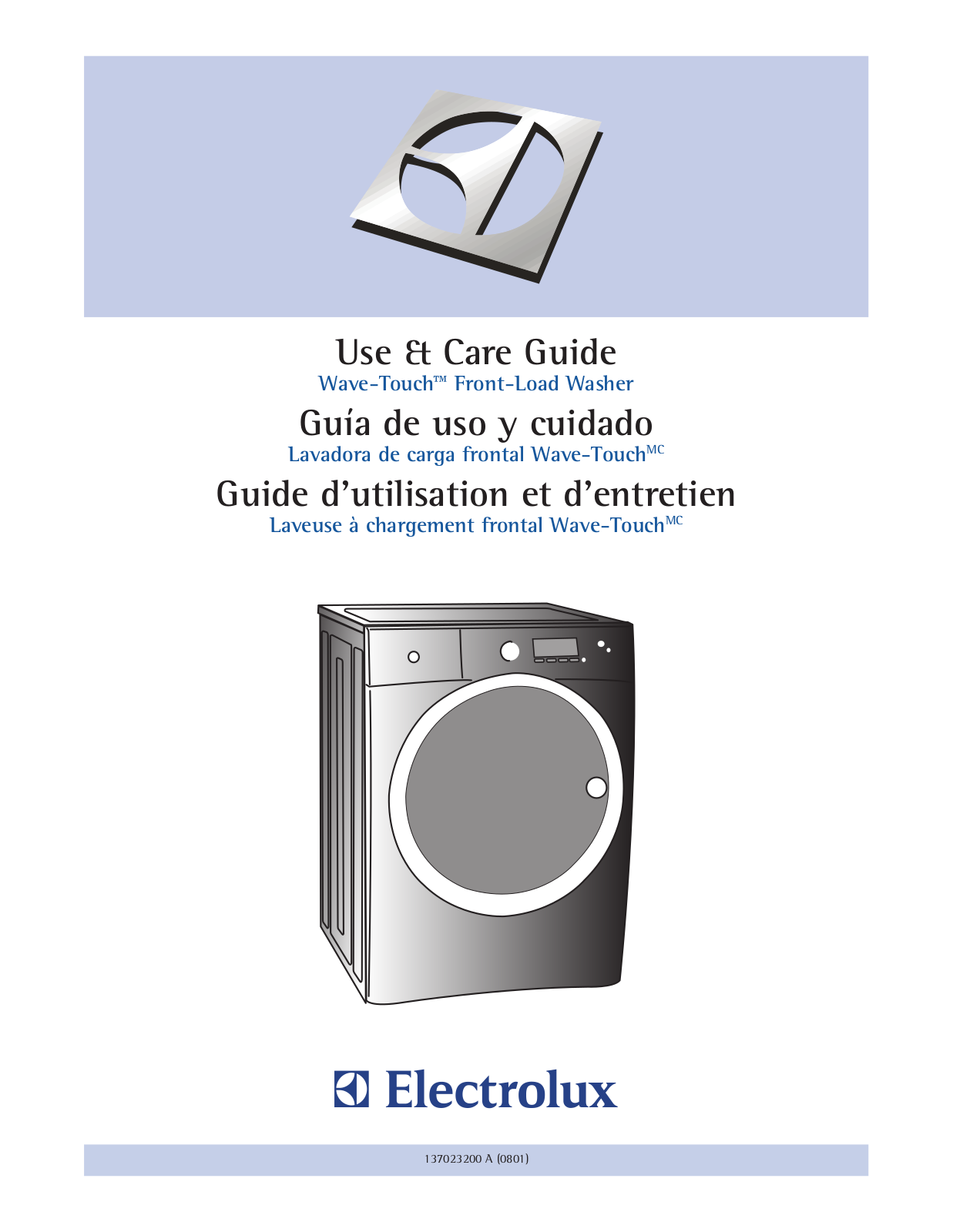 Electrolux EWFLW65H, 137023200 A User Manual