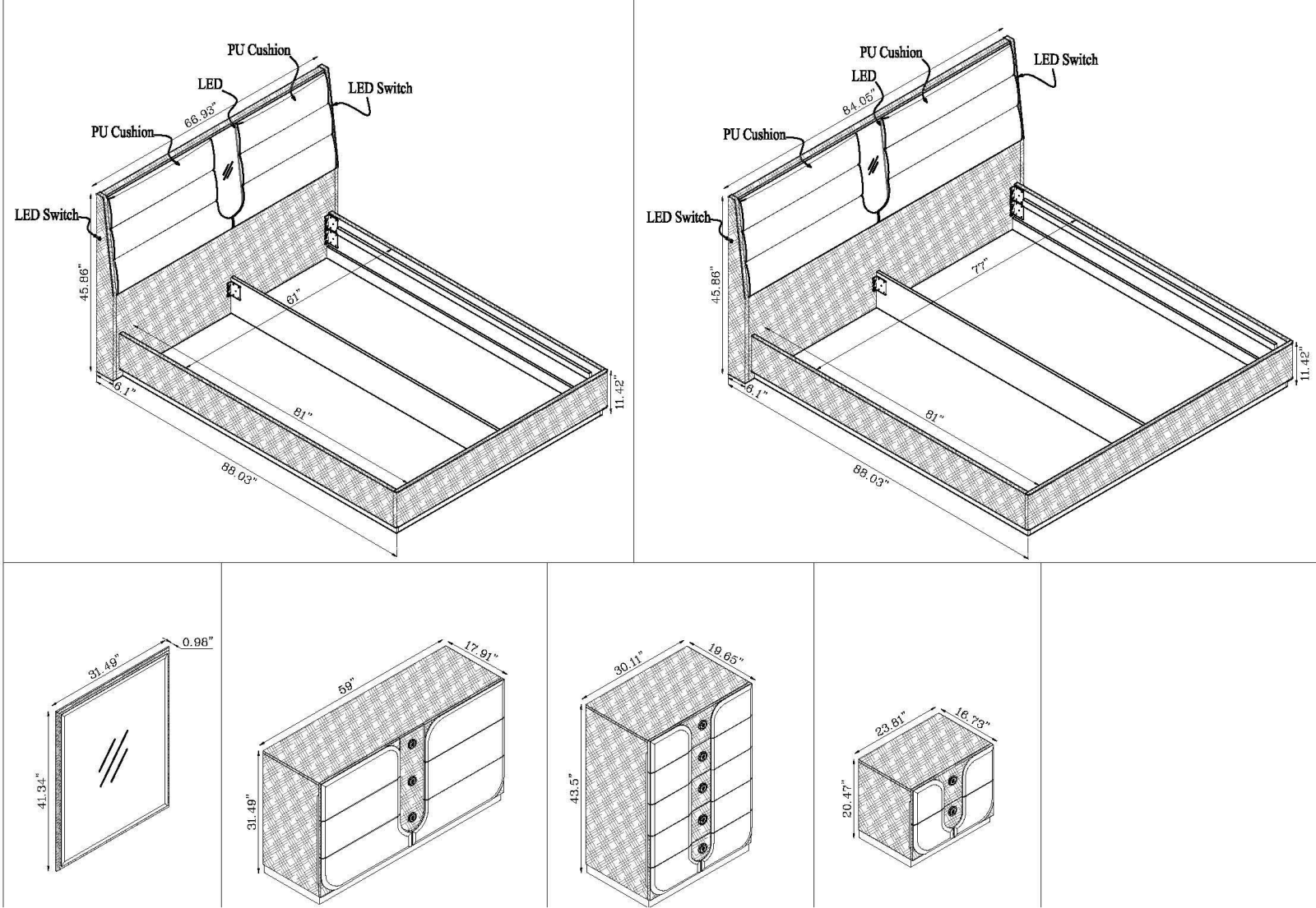 Wade Logan ORNE2489 Dimensions - ManualMachine.com