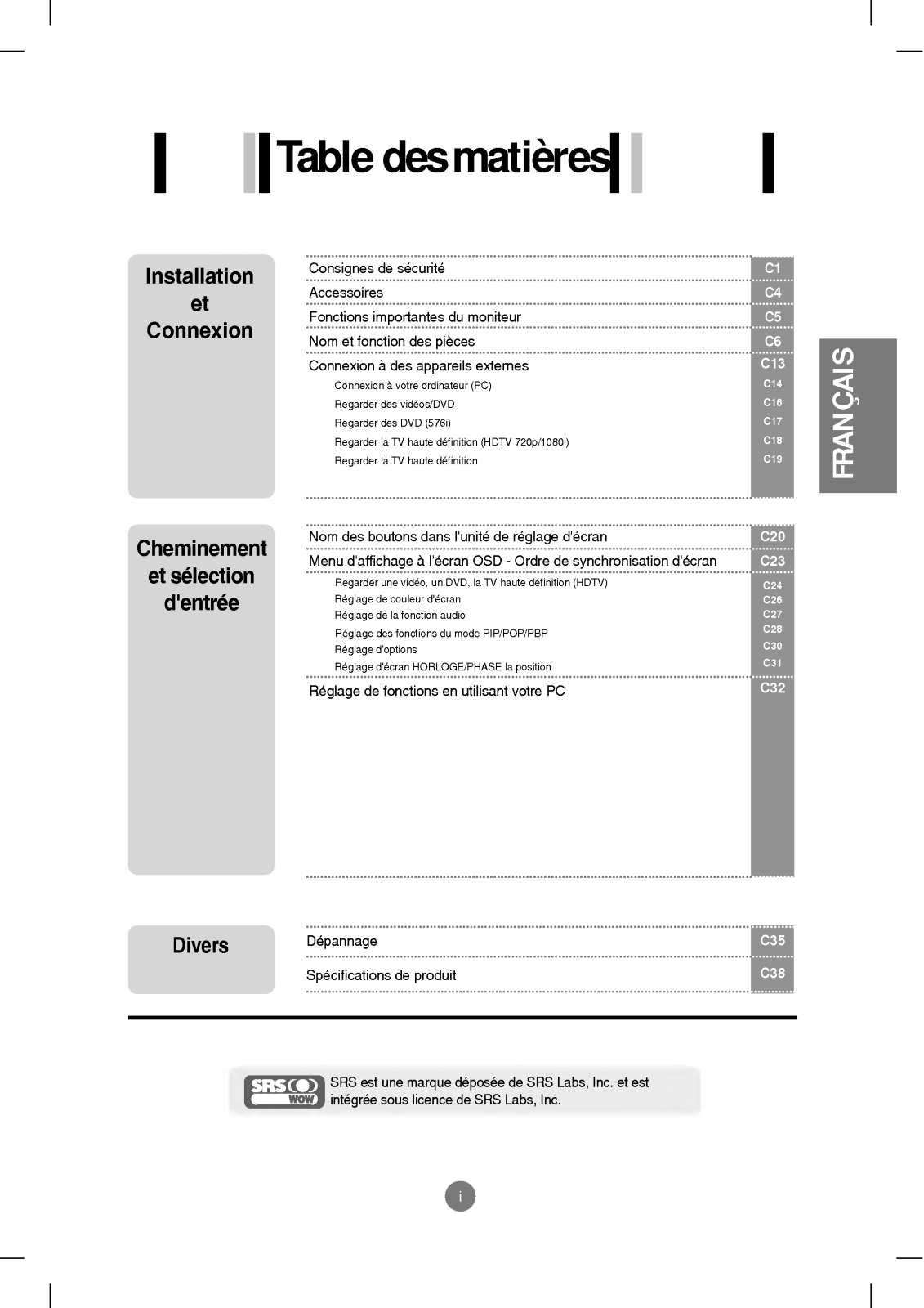 LG L3020T User Manual