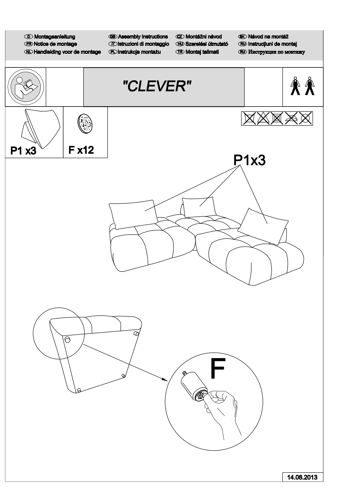 Guido Maria Kretschmer Eidum Assembly instructions