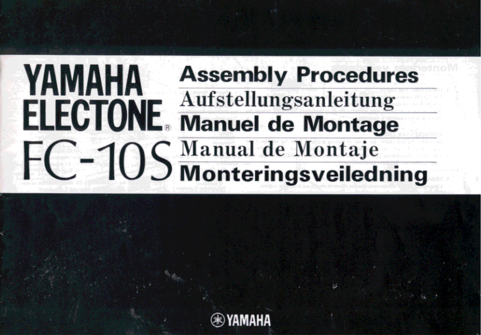 Yamaha FC10S, FC10SE User Manual