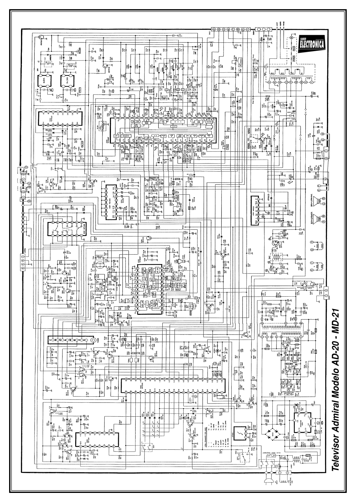 ADMIRAL AD20, MD21 Service Manual