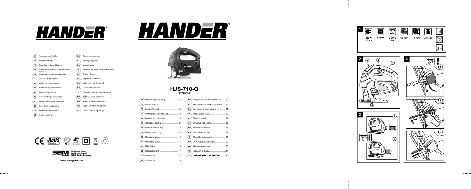 Handler HJS-710-Q User Manual - ManualMachine.com