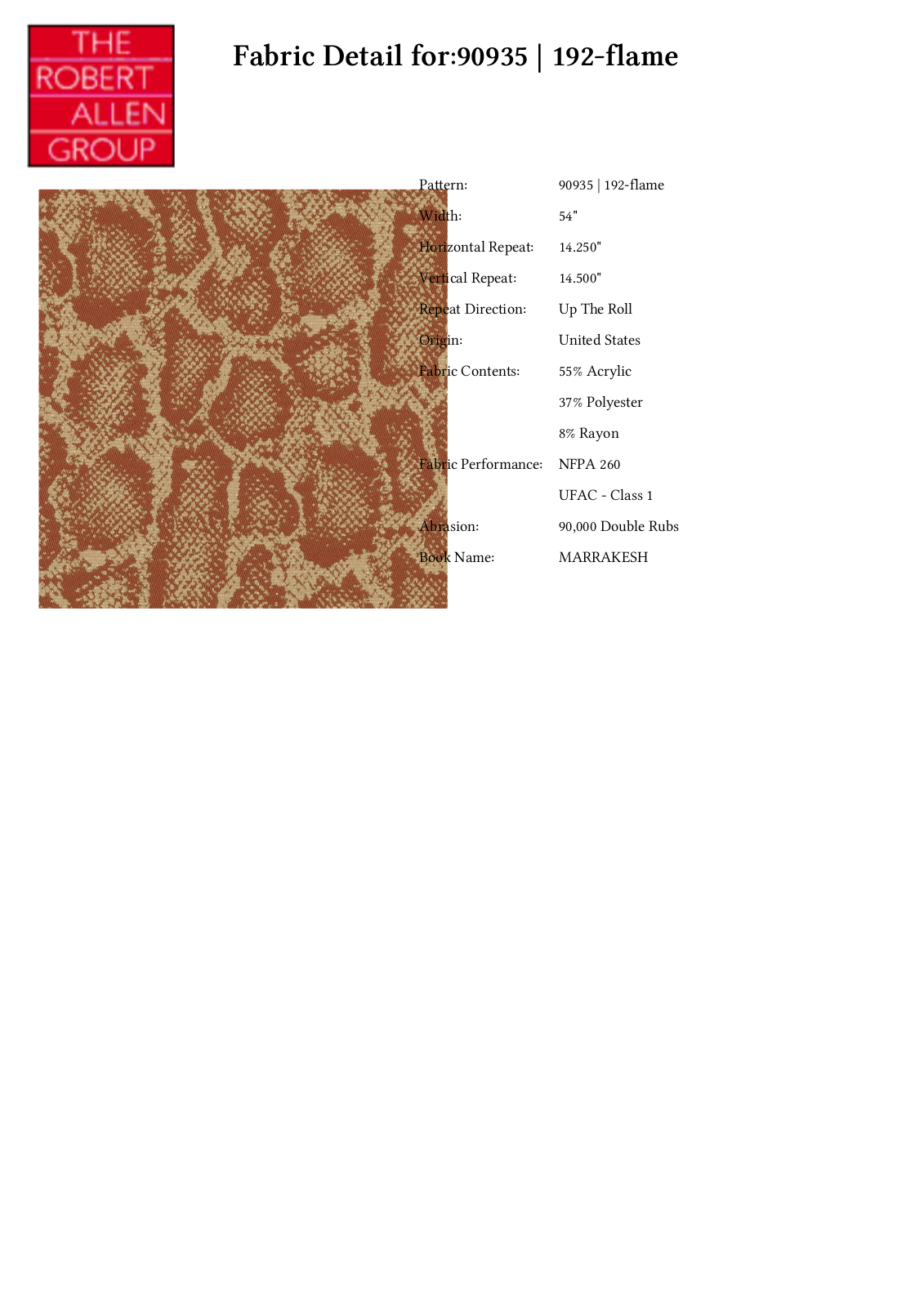 Duralee CRAL4501 Specifications - ManualMachine.com