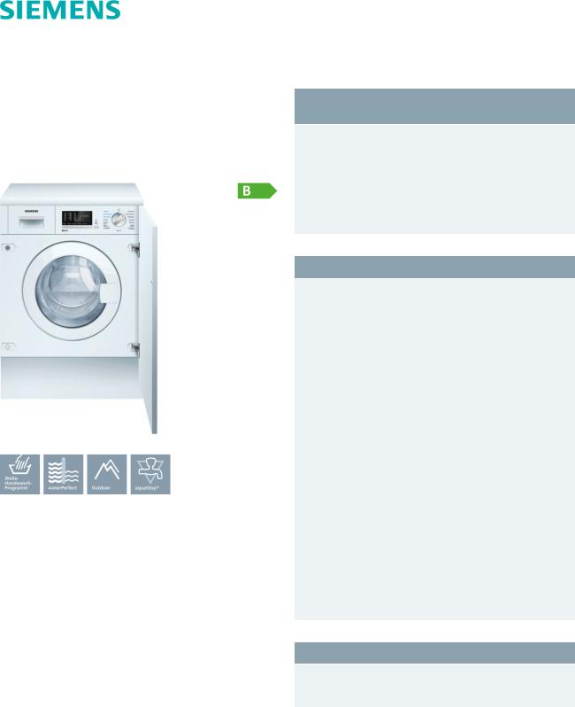 Siemens WK14D541 User Manual