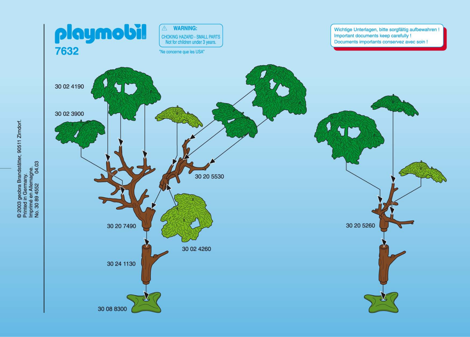 Playmobil 7632 Instructions