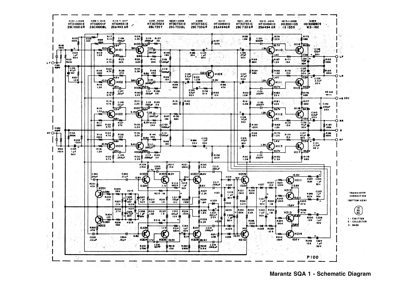 Marantz SQA-1 Schematic