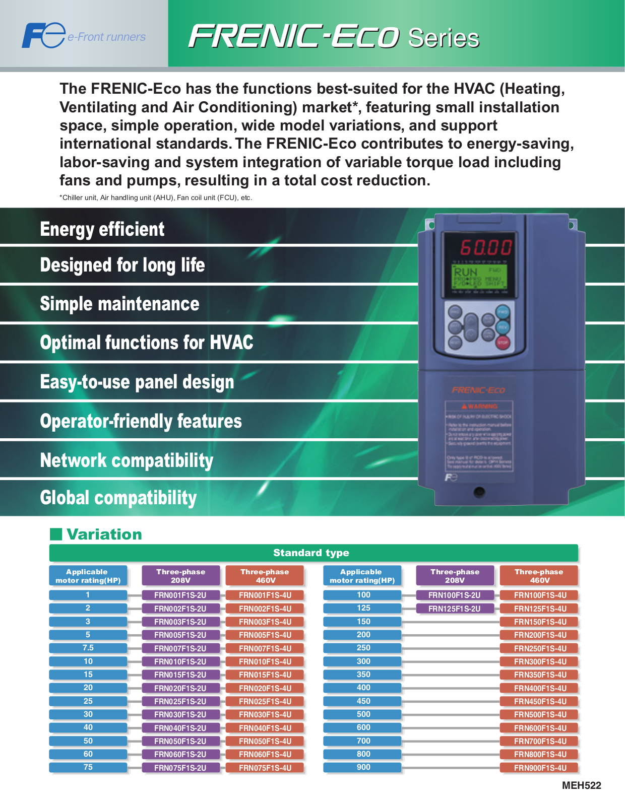 Fuji Electric Frenic-Eco Series Catalog