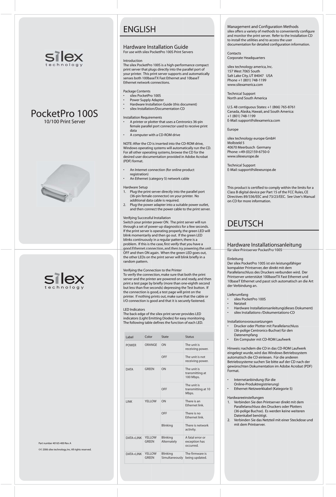 Silex Technology PocketPro 100S Setup guide