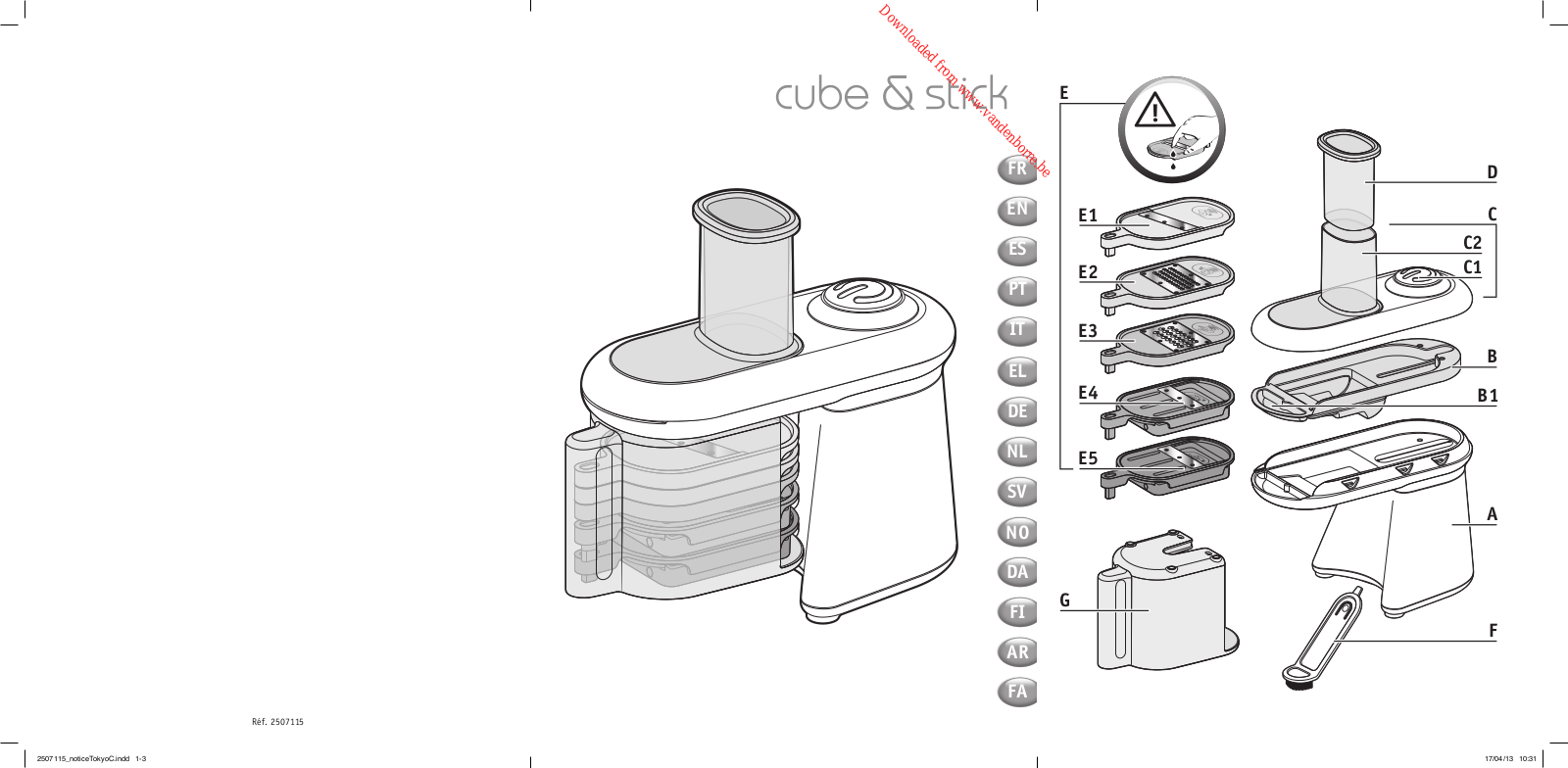 MOULINEX DJ905 User Manual