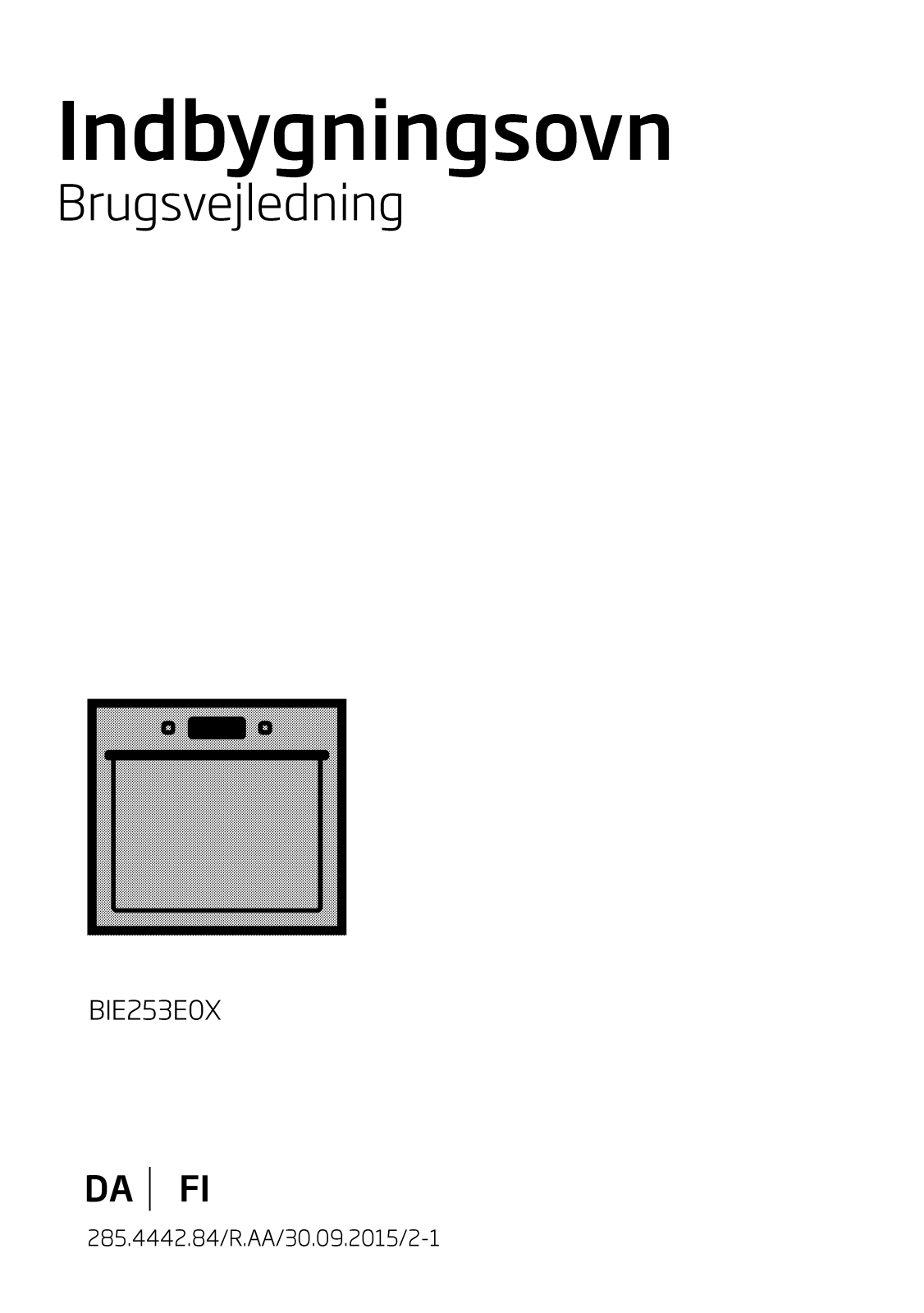 Beko BIE253E0X User manual