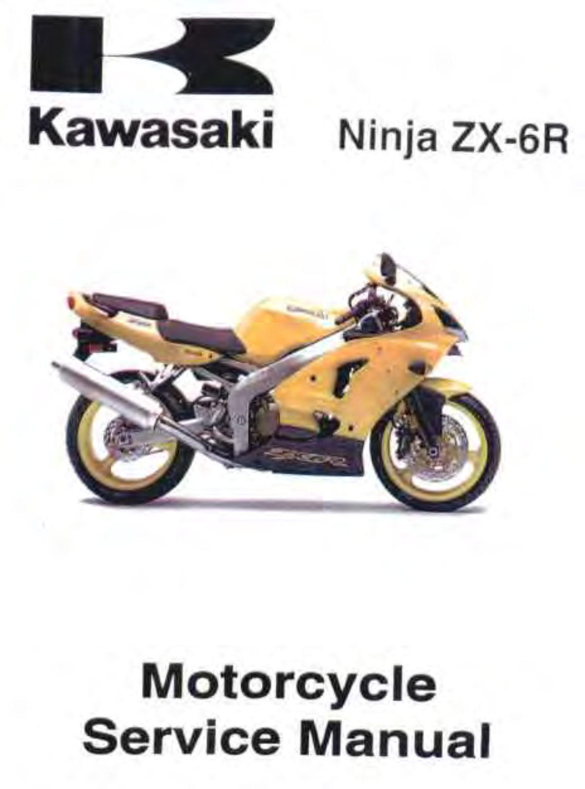 Kawasaki NINJA ZX-6R (2000-2002) User Manual