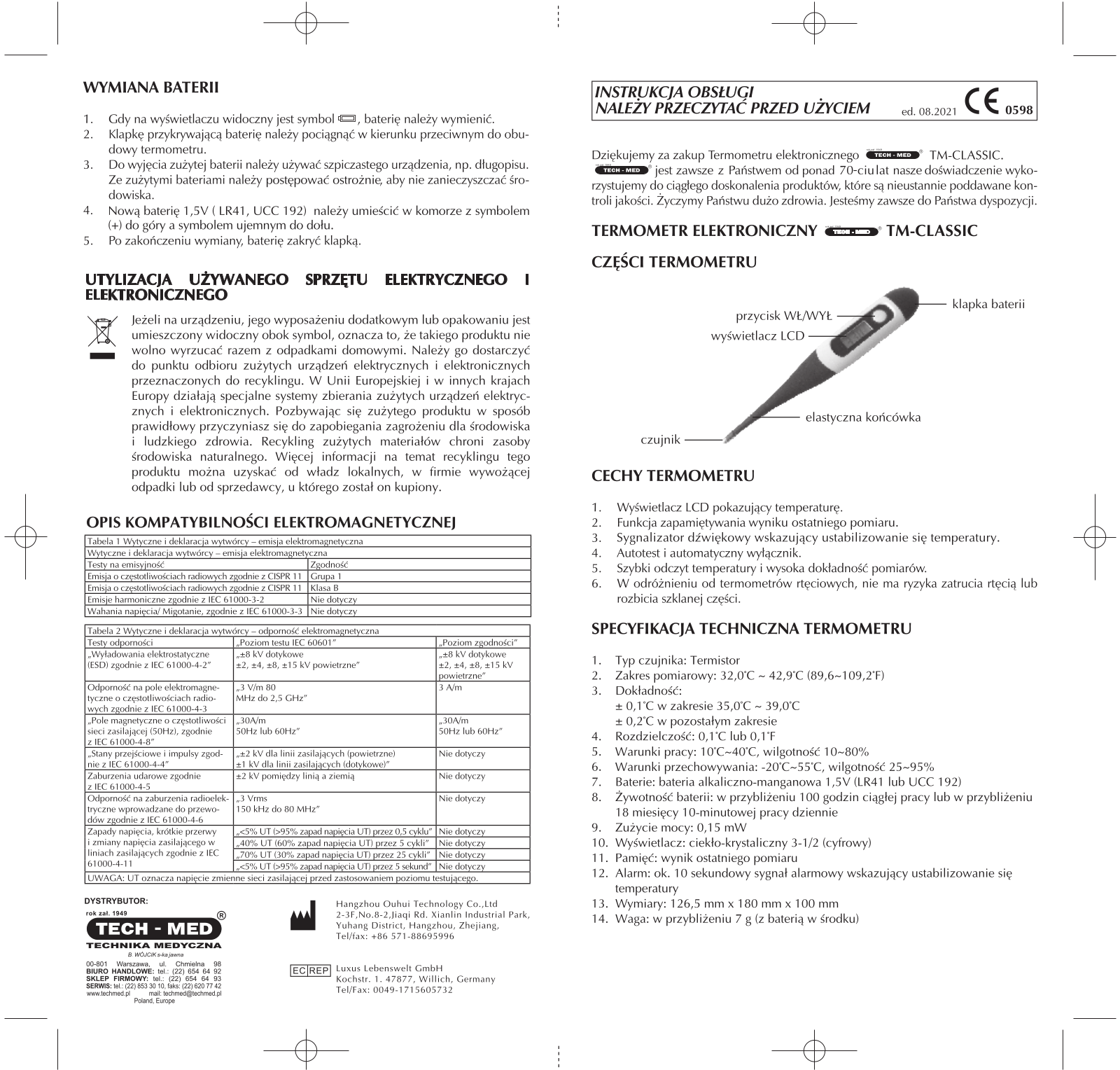 TECH-MED TM-Classic User guide - ManualMachine.com
