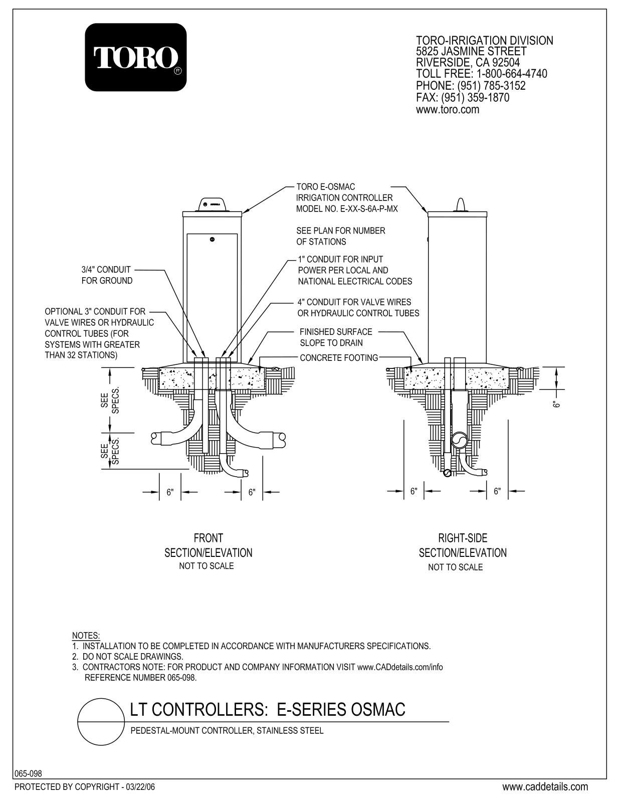 Toro OSMAC E User Manual