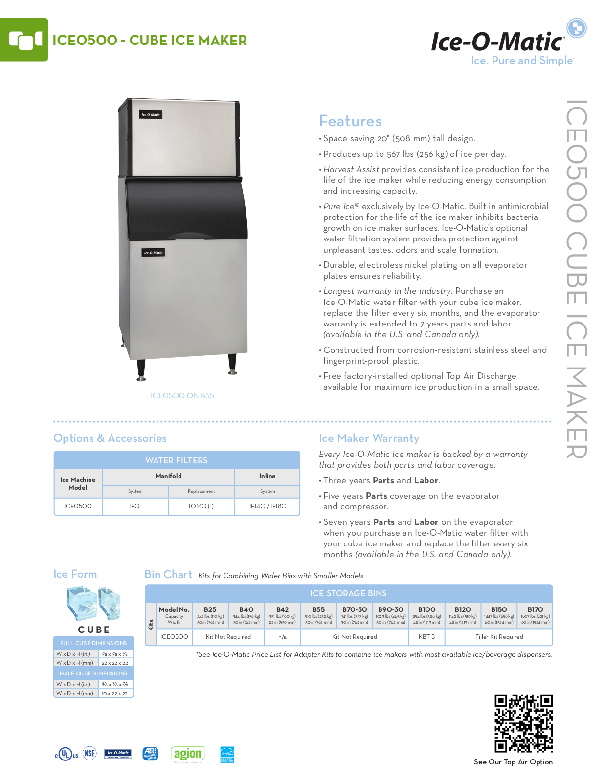 Ice-O-Matic ICE0500A User Manual