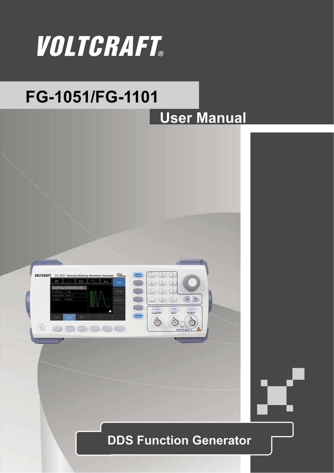 VOLTCRAFT FG-1051, FG-1101 User guide