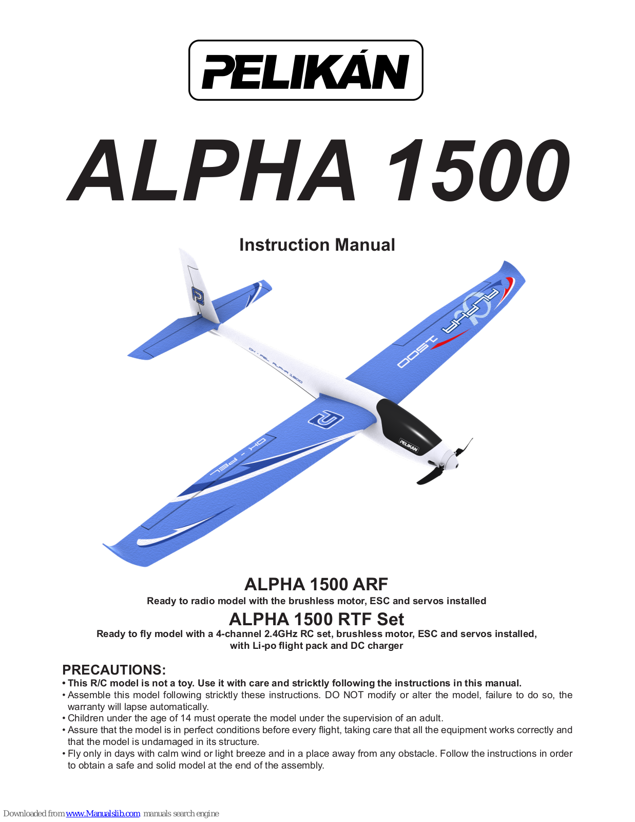 Pelikan ALPHA 1500 Instruction Manual