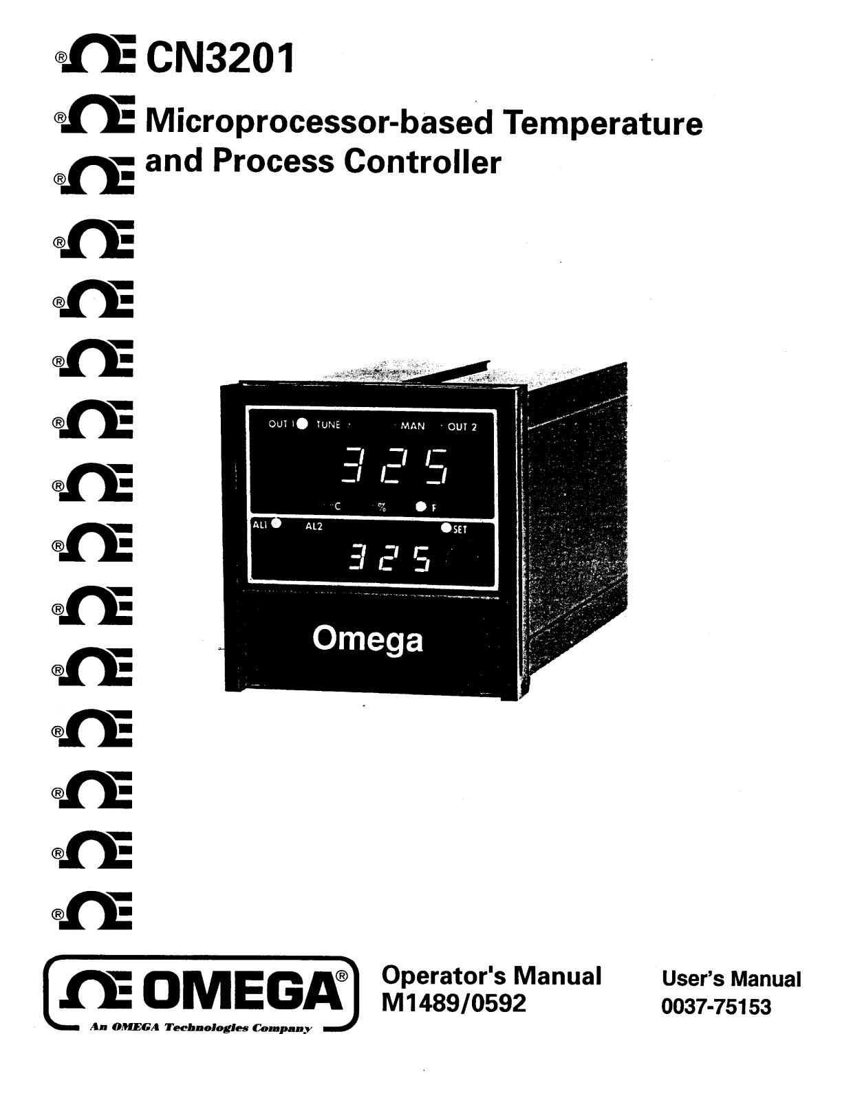 Omega Products CN3201 Installation  Manual