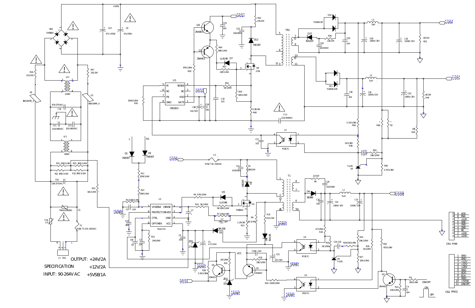 Hitachi CDH LE24FD04 Diagram