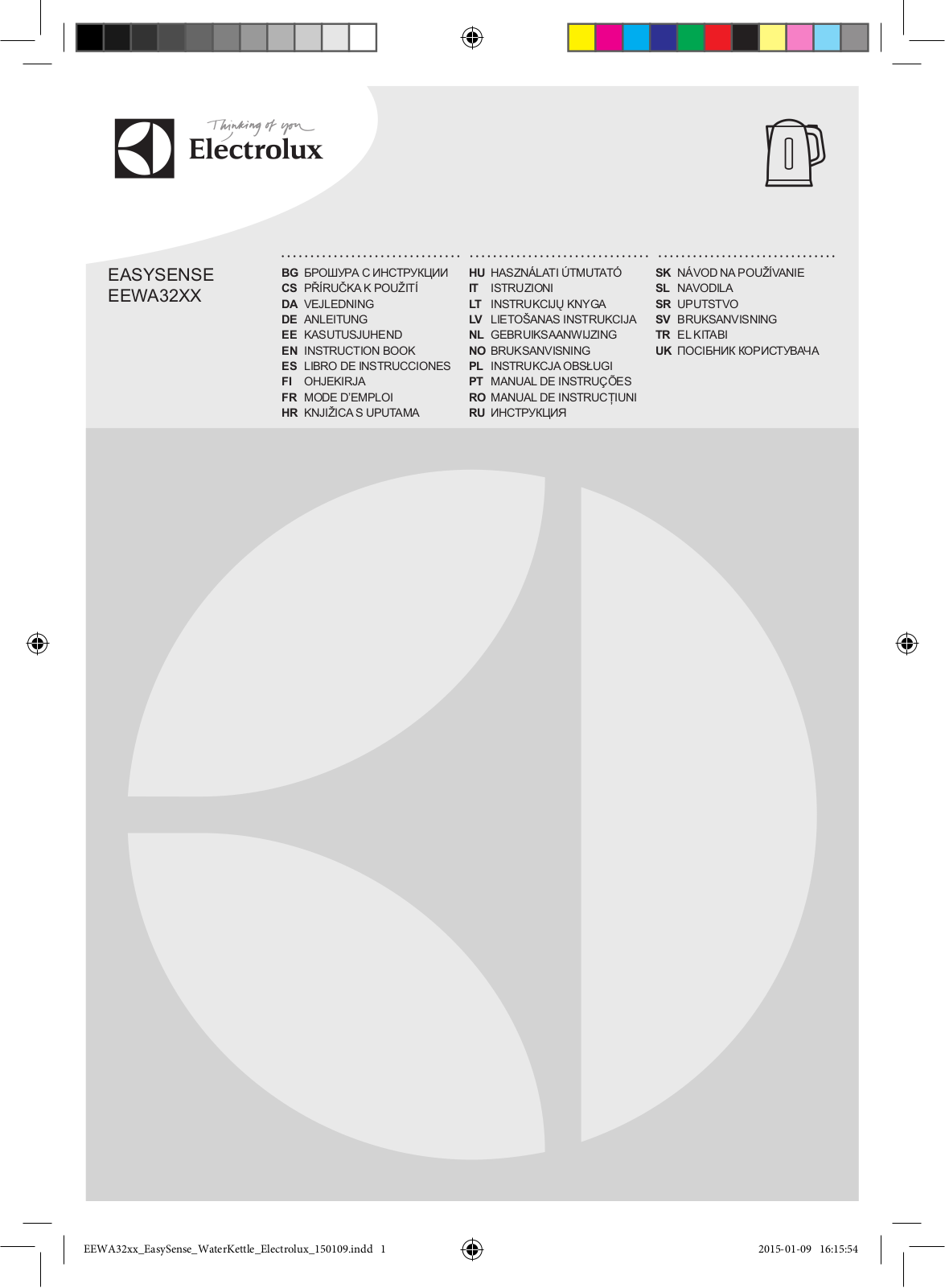 Electrolux EEWA 3240 EasySense User Manual