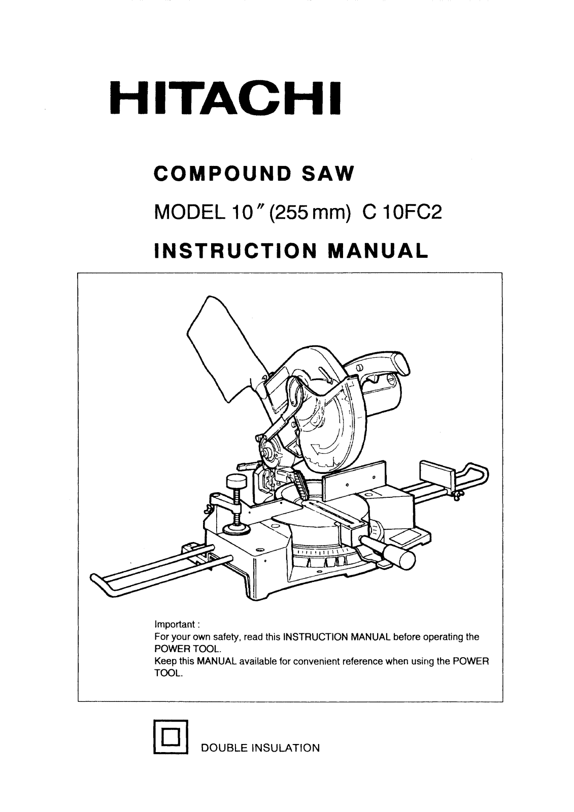 Hitachi C10FC2 User Manual