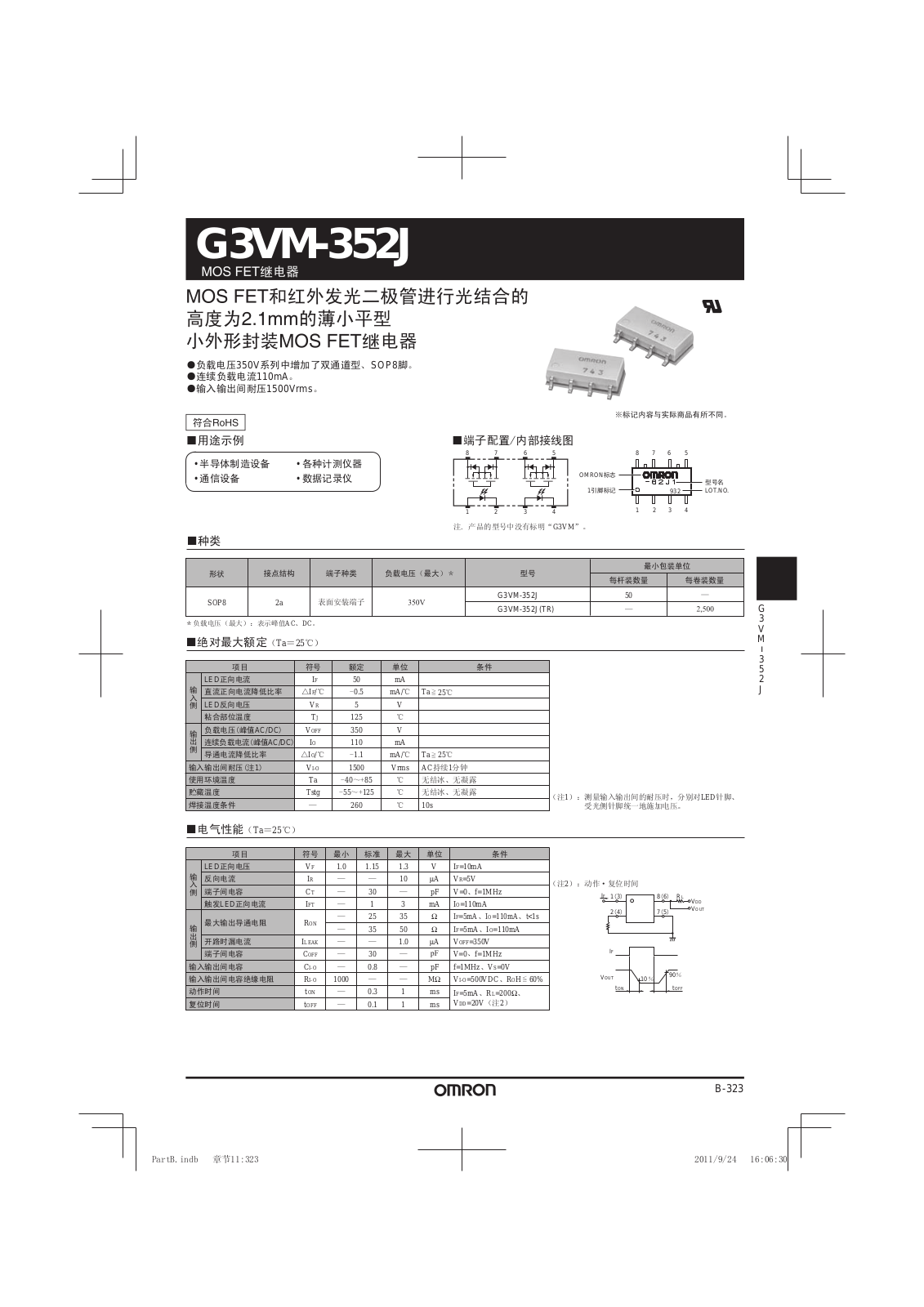 OMRON G3VM-352J User Manual