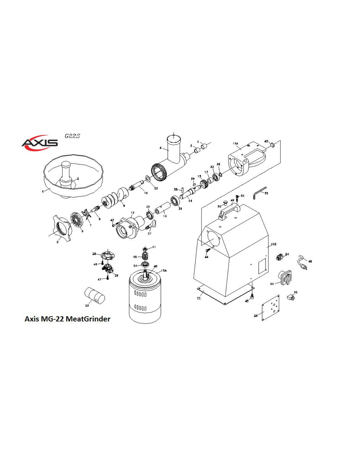 Axis AXMG22 User Manual