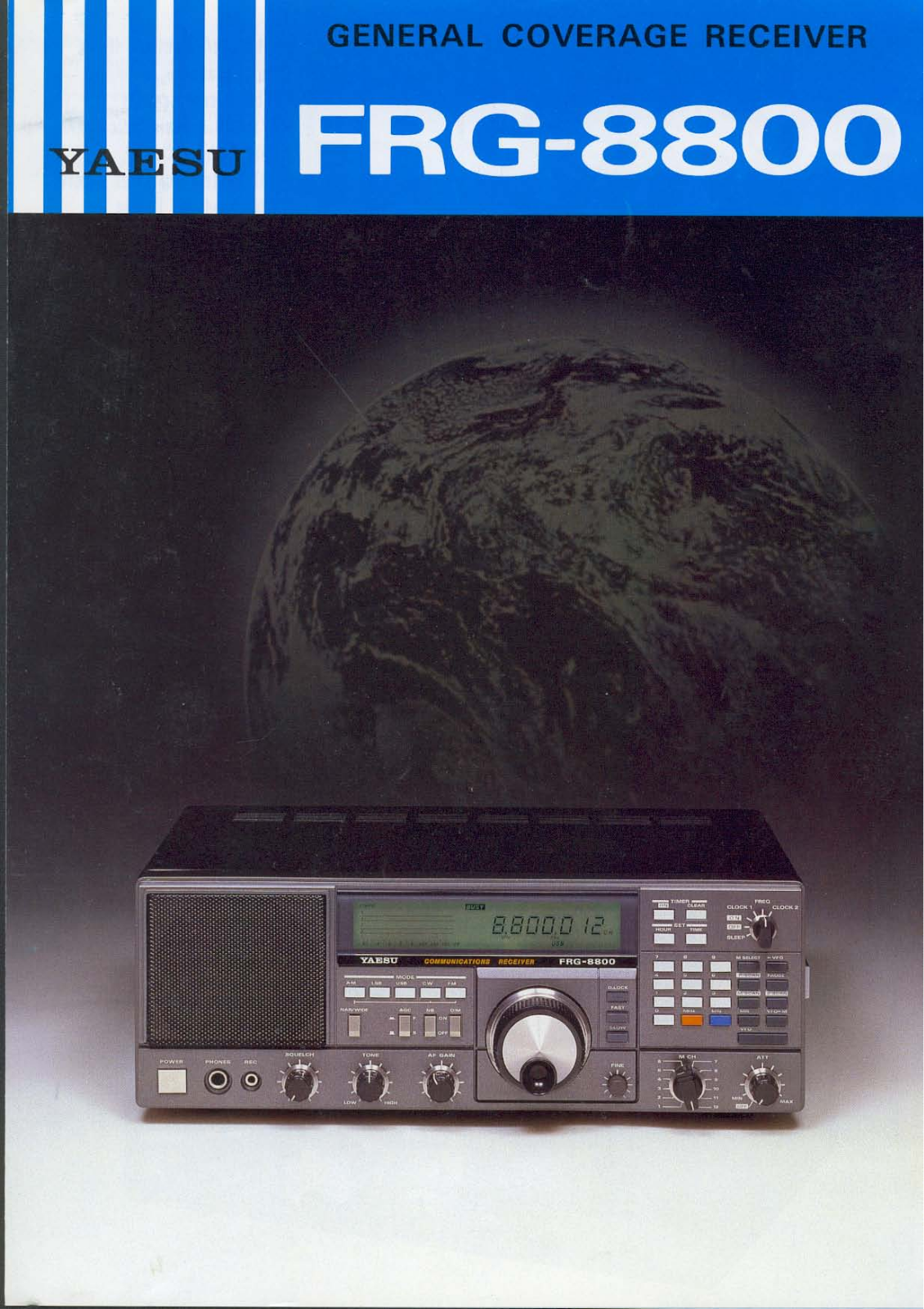 Yaesu FRG-8800 Datasheet