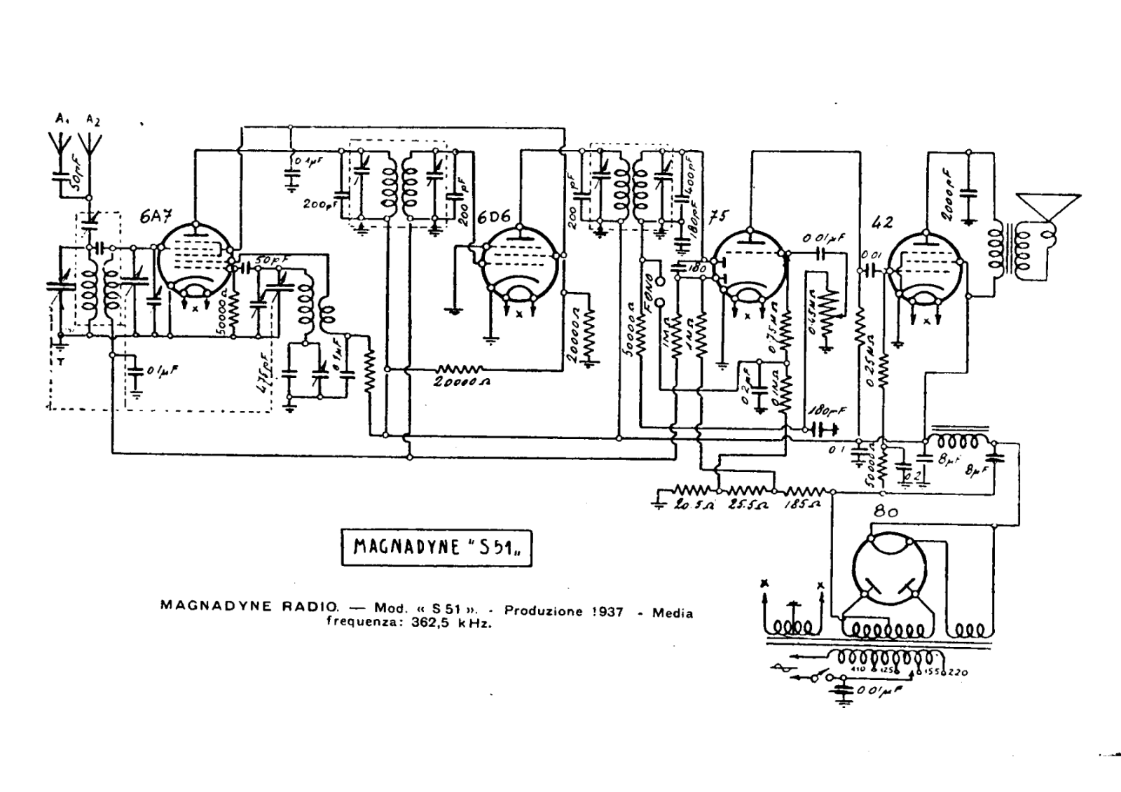 Magnadyne s51 schematic