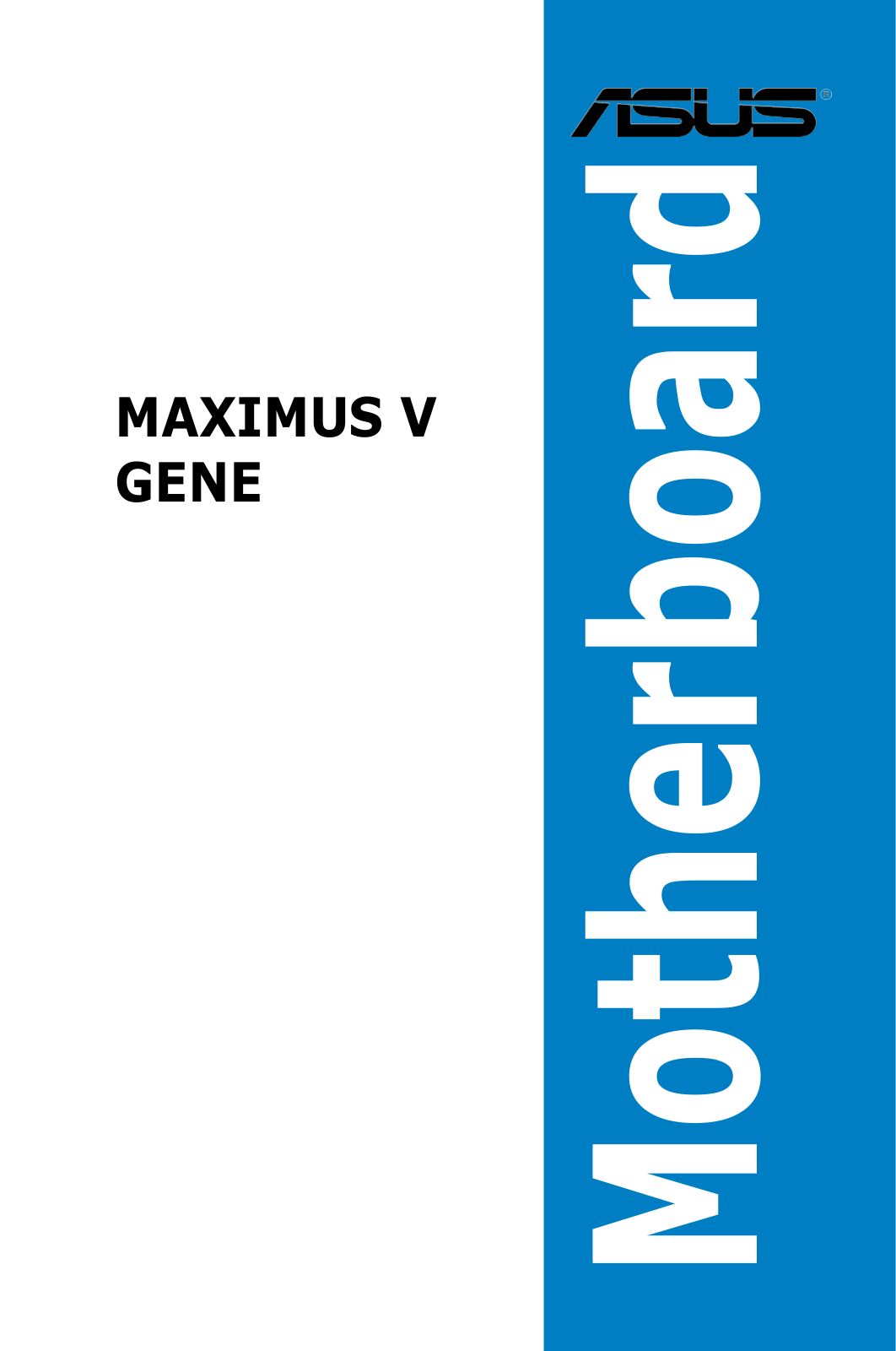 Asus MAXIMUS V GENE User Manual