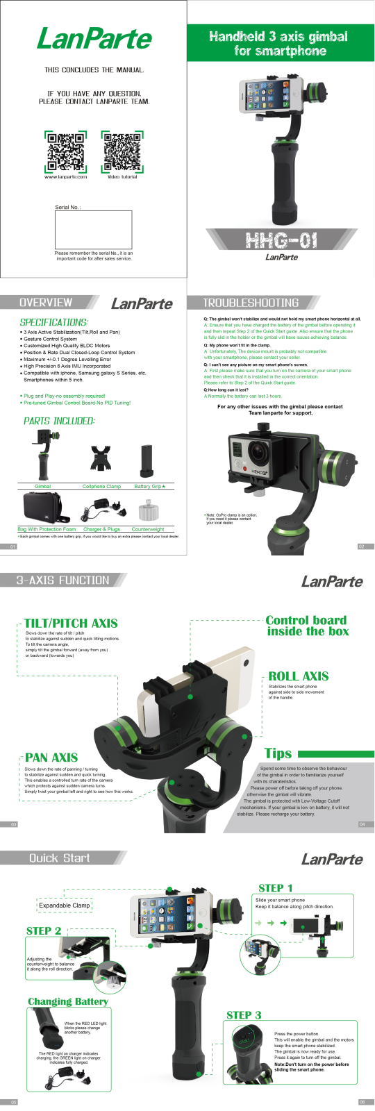 Lanparte HHG-01 User manual