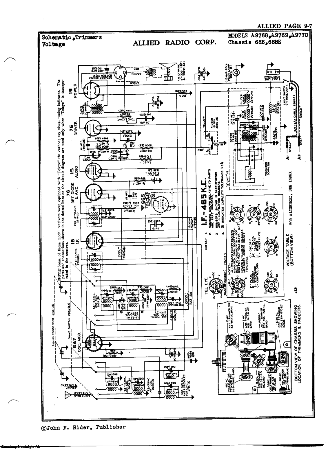 Allied Radio A9768, A9769, A9770 Schematic - ManualMachine.com
